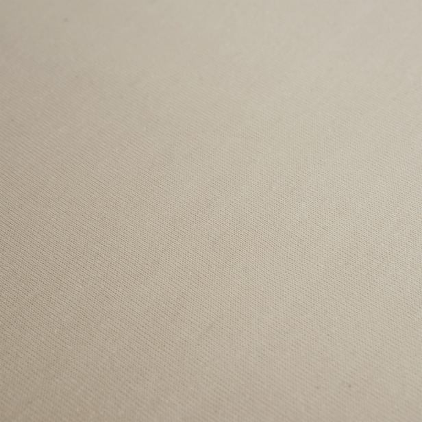  Nuvomon Çift Kişilik Penye Çarşaf Seti - Taş - 160x200 cm + 2x(50x70) cm