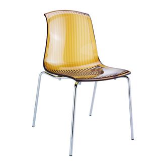 Siesta Allegra Sandalye - Kahverengi Transparan
