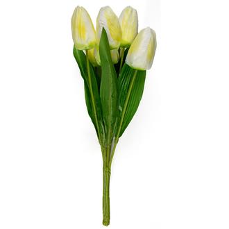 Q-Art Lale Demeti Yapay Çiçek - Beyaz