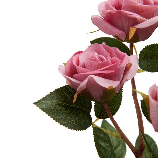  Q-Art Rose Yapay Çiçek - Mor