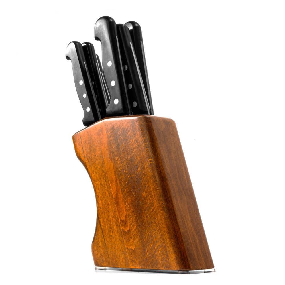  Pirge Superior 7 Parça Bloklu Bıçak Seti - Siyah