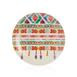  Tulu Porselen Ethnic Geo Tatlı Tabağı - 19 cm