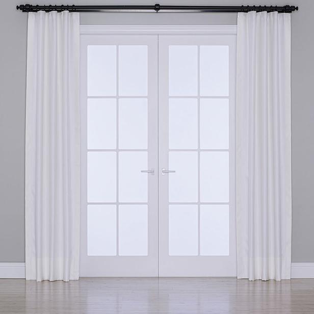  Gauze Fabric Design Blackout Karartma Özellikli Perde - Optik Beyaz - 260x150 cm