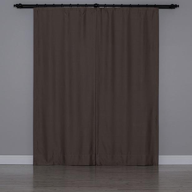  Gauze Fabric Design Blackout Karartma Özellikli Perde - Bej - 260x150 cm