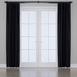  Gauze Fabric Design Blackout Karartma Özellikli Perde - Siyah - 260x150 cm