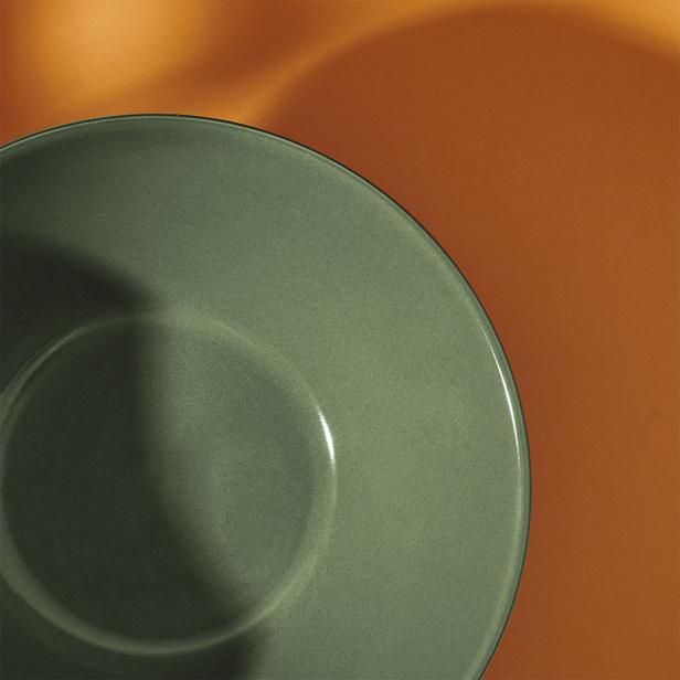  Keramika Hitit Kase - 24 cm - Yeşil