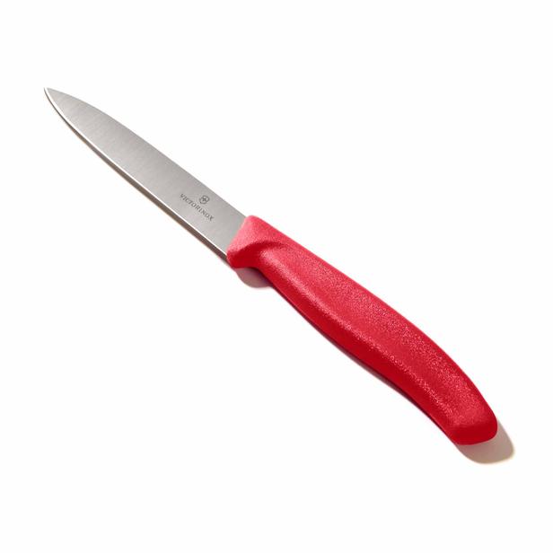  Victorinox Soyma Bıçağı - Kırmızı - 10 cm