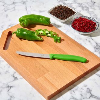 Victorinox Tırtıklı Domates ve Sosis Bıçağı - Yeşil - 11 cm