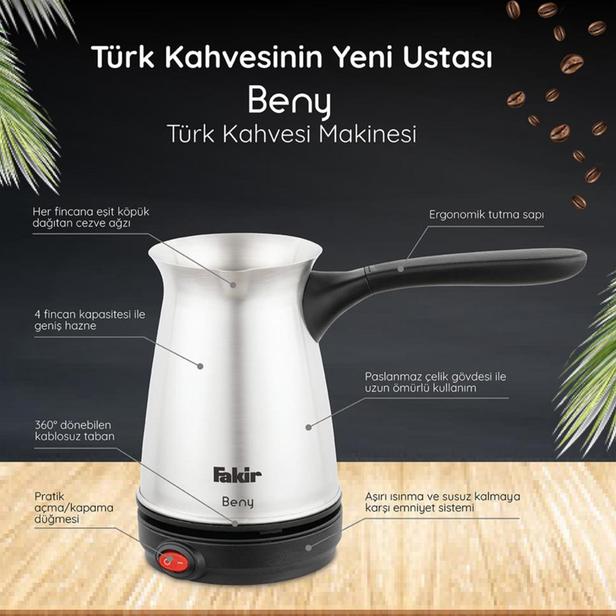  Fakir Beny Türk Kahvesi Makinesi - Inox