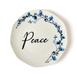  Tulu Porselen Peace Pasta Tabağı - 21 cm