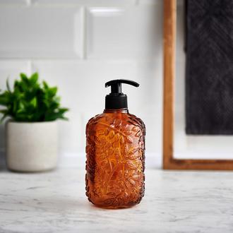 Ang Design Venüs Cam Sıvı Sabunluk - Amber