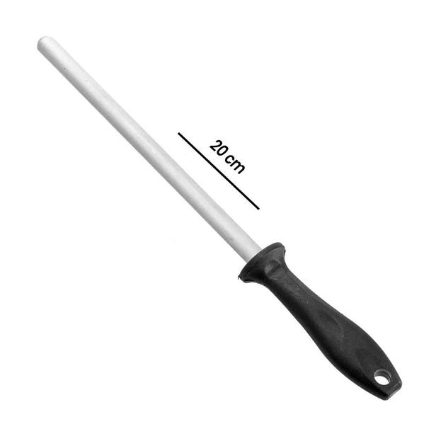  Pirge Oval Bıçak Bileyici - Siyah/20 cm