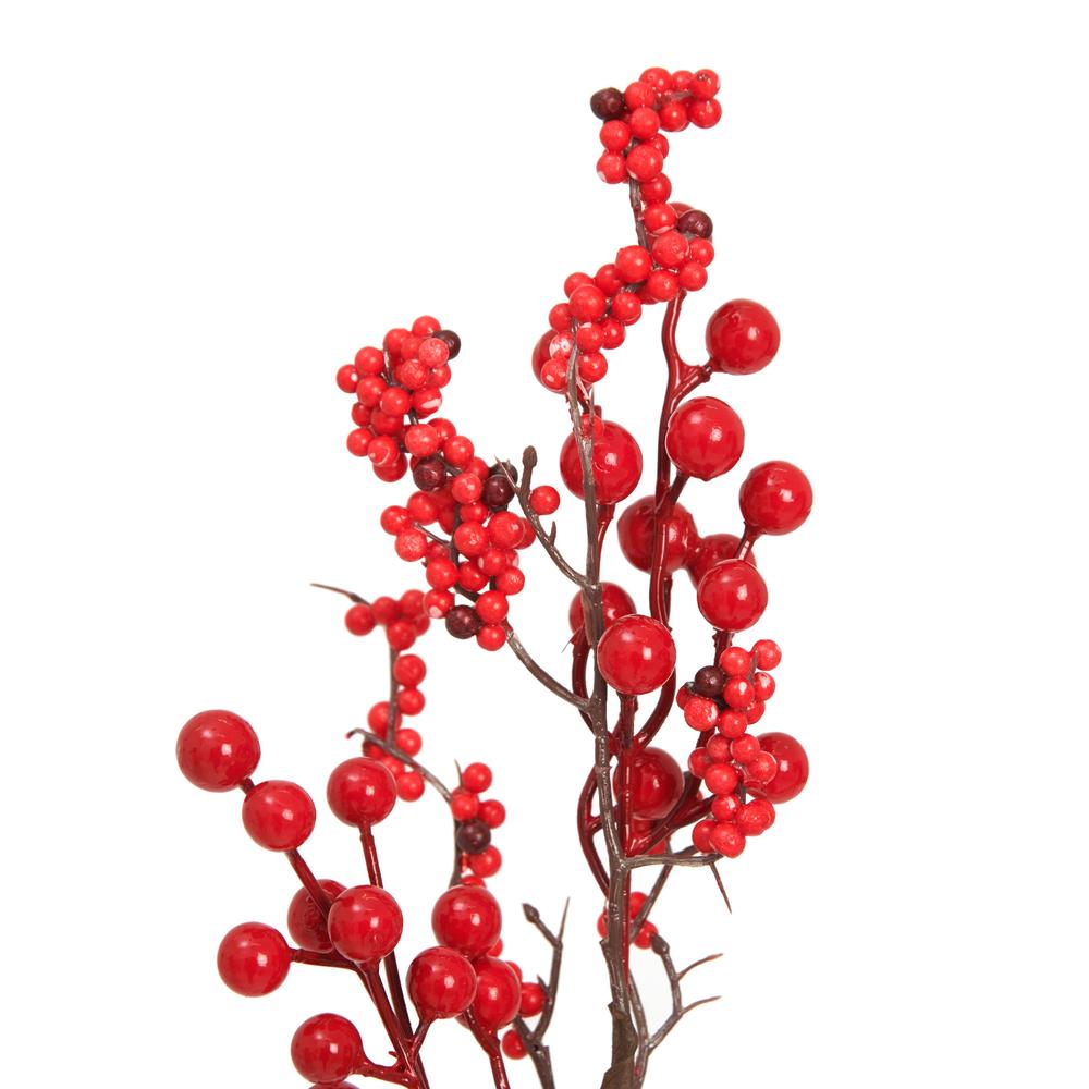 Q-Art Dekoratif Yapay Pomegranate Çiçek - 58 cm ZH8270